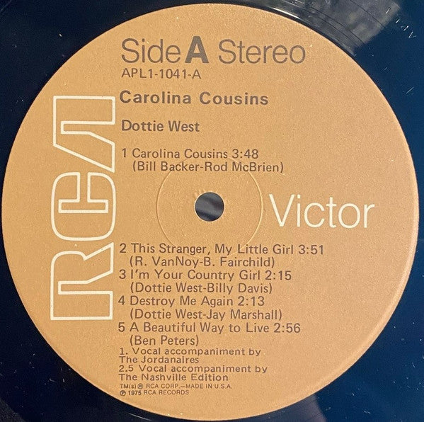 Dottie West - Carolina Cousins - LP