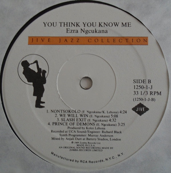 Ezra Ngcukana - You Think You Know Me - LP