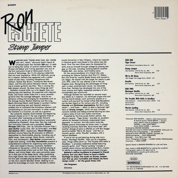 Ron Escheté - Stump Jumper - LP