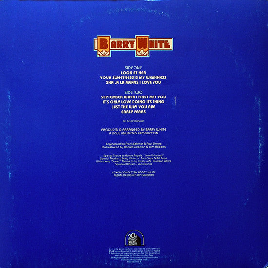 Barry White - Barry White The Man - LP