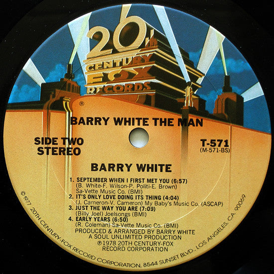 Barry White - Barry White The Man - LP