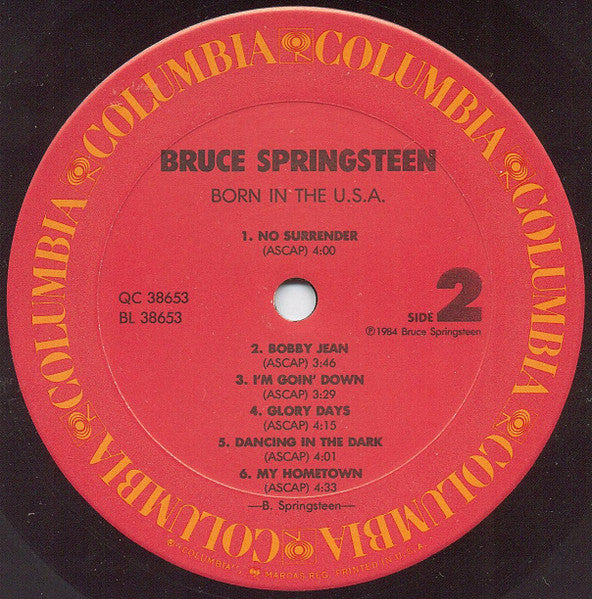 Bruce Springsteen - Born In The U.S.A. - LP