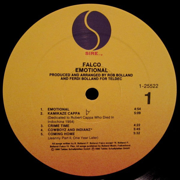Falco - Emotional - LP