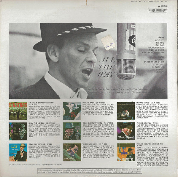 Frank Sinatra - All The Way - LP