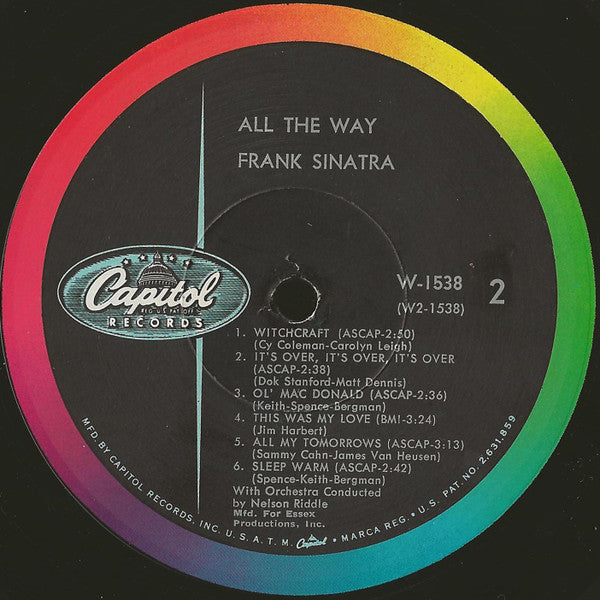 Frank Sinatra - All The Way - LP