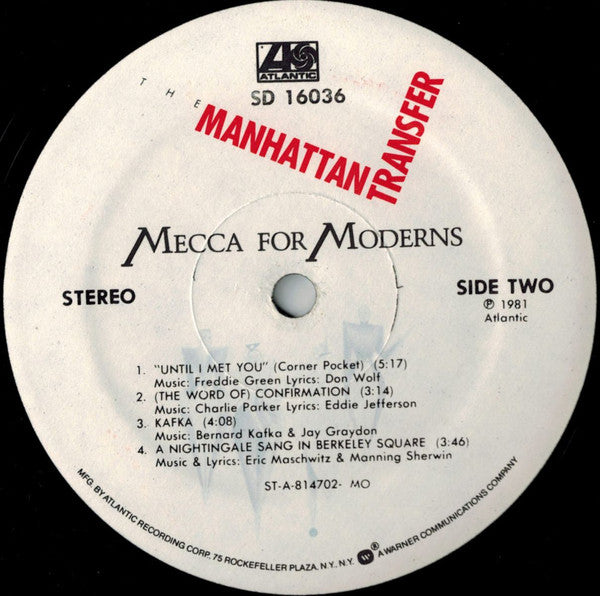 The Manhattan Transfer - Mecca For Moderns - LP
