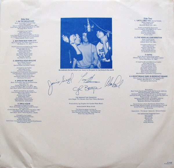 The Manhattan Transfer - Mecca For Moderns - LP