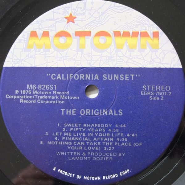 The Originals - California Sunset - LP