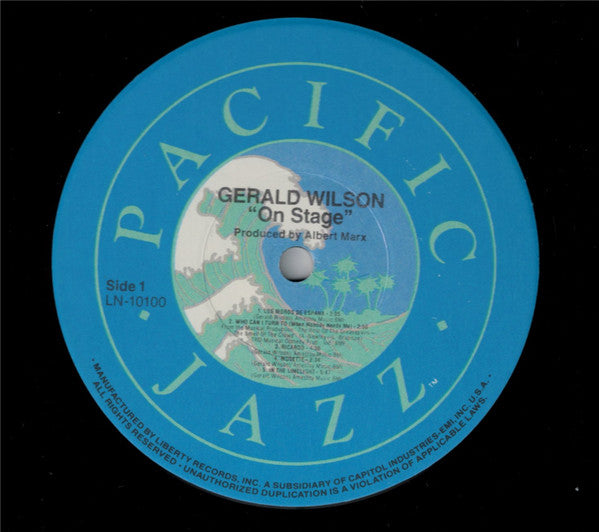 Gerald Wilson Orchestra - On Stage - LP