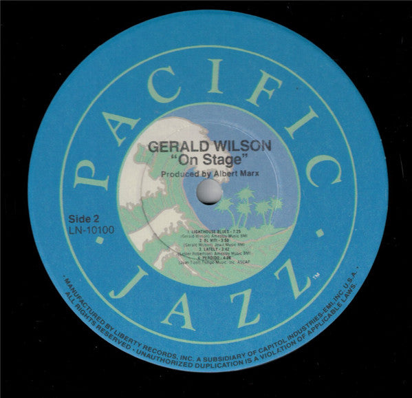 Gerald Wilson Orchestra - On Stage - LP