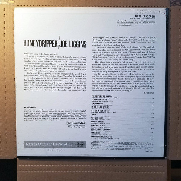 Joe Liggins - Honeydripper - LP