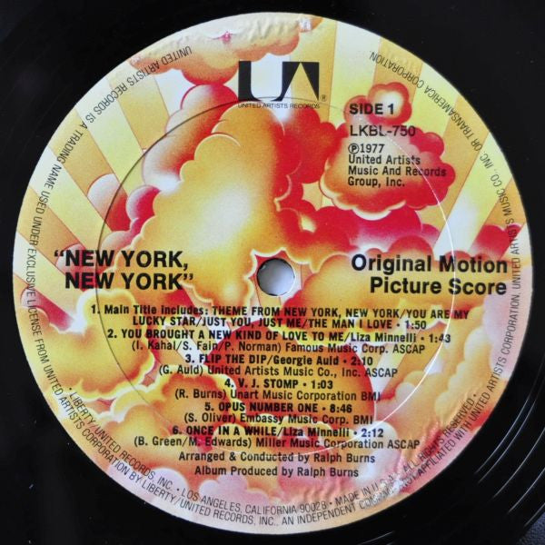 Various - New York, New York (Original Motion Picture Score) - LP