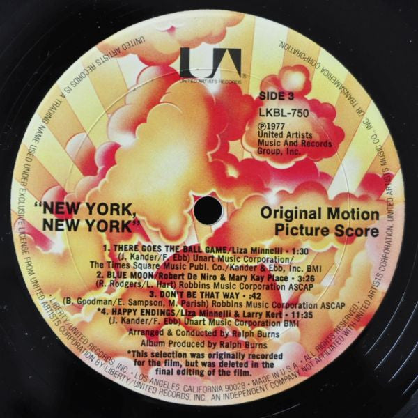 Various - New York, New York (Original Motion Picture Score) - LP