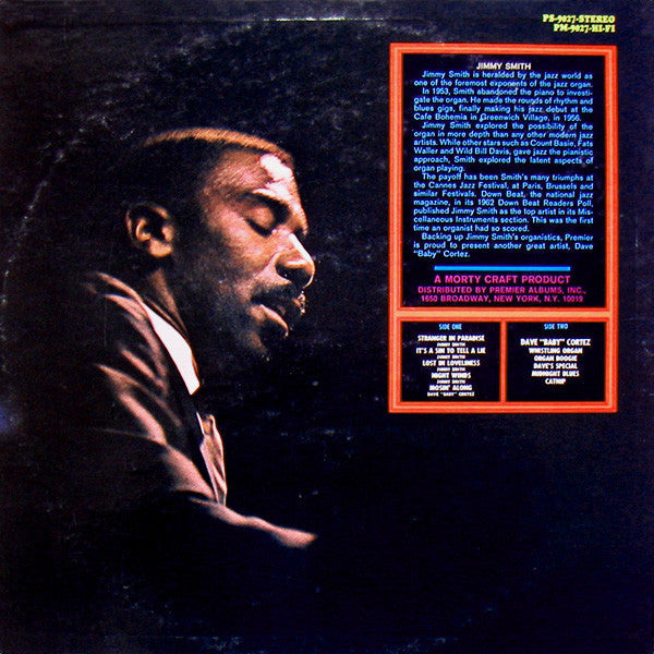 Jimmy Smith / Dave "Baby" Cortez - Starring Jimmy Smith / Also Starring Dave "Baby" Cortez - LP