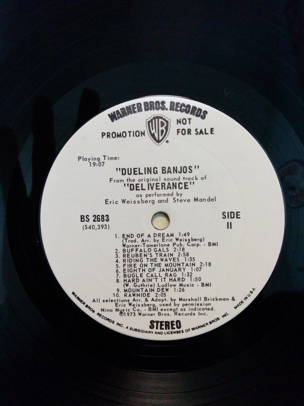 Eric Weissberg And Steve Mandel* - Dueling Banjos From The Original Sound Track Of Deliverance And Additional Music - LP