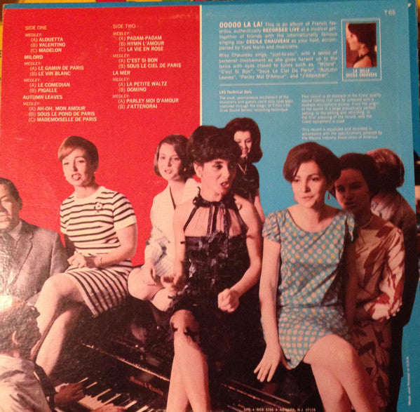 Cecile Chauveau - Favorite Music Of France - LP