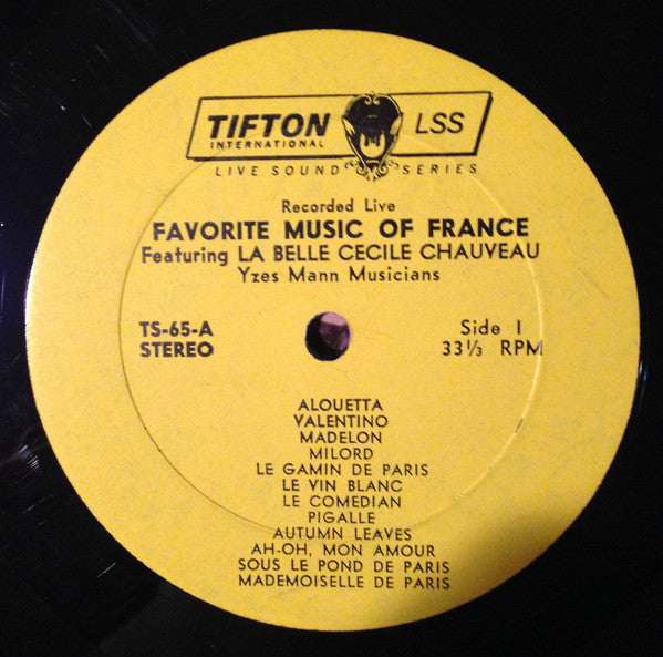 Cecile Chauveau - Favorite Music Of France - LP