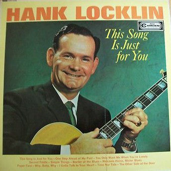 Hank Locklin - This Song Is Just For You - LP