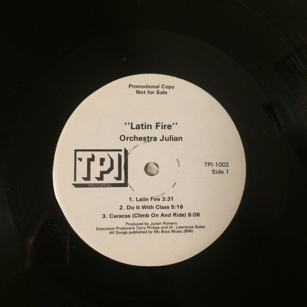 Orchestra Julian - Latin Fire - LP
