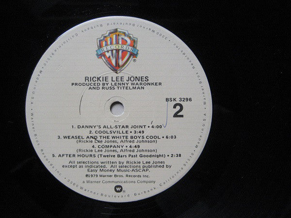 Rickie Lee Jones - Rickie Lee Jones - LP