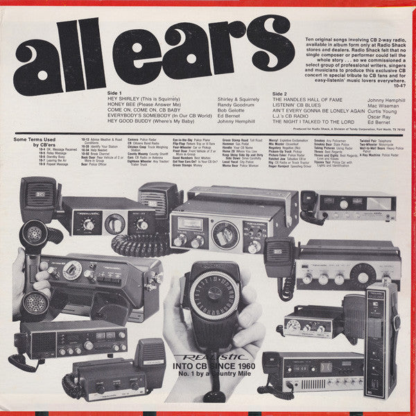 Various - All Ears (10 New And Original Hits With A CB Theme) - LP