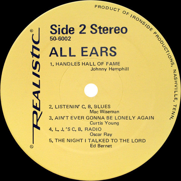 Various - All Ears (10 New And Original Hits With A CB Theme) - LP