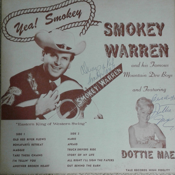 Smokey Warren And His Famous Mountain Dew Boys - Yea! Smokey - LP