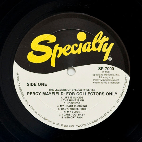 Percy Mayfield - For Collectors Only - LP