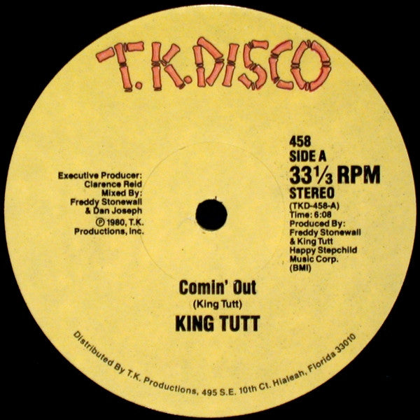 King Tutt - Comin' Out / Even Though - LP
