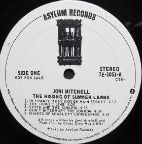 Joni Mitchell - The Hissing Of Summer Lawns - LP