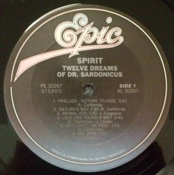 Spirit (8) - Twelve Dreams Of Dr. Sardonicus - LP