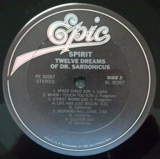 Spirit (8) - Twelve Dreams Of Dr. Sardonicus - LP