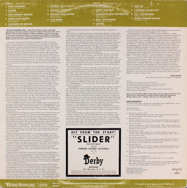 Freddie Mitchell Orchestra - The Derby - LP