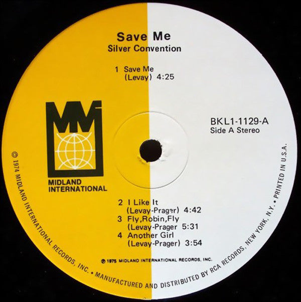 Silver Convention - Save Me - LP