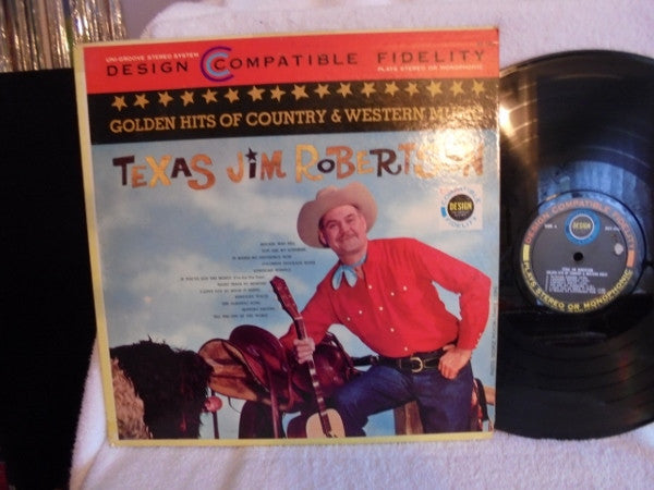 Texas Jim Robertson - Golden Hits Of Country & Western Music - LP