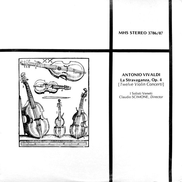 Vivaldi* - I Solisti Veneti / Dir. Claudio Scimone - La Stravaganza, Op. 4 [Twelve Violin Concerti] - LP