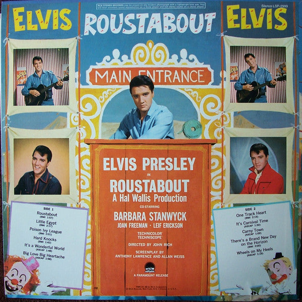 Elvis Presley - Roustabout - LP