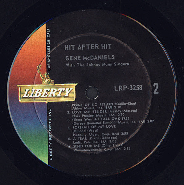 Gene McDaniels* - Hit After Hit - LP