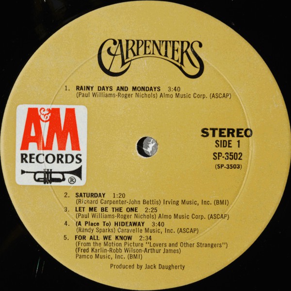 Carpenters - Carpenters - LP