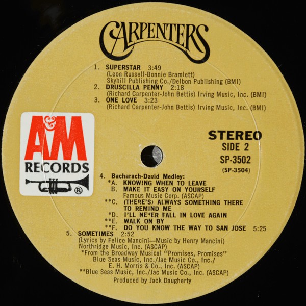 Carpenters - Carpenters - LP