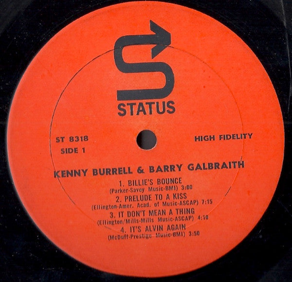 Kenny Burrell / Bill Jennings / Tiny Grimes - Guitar Soul - LP