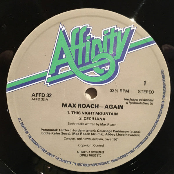 Max Roach - Again - LP