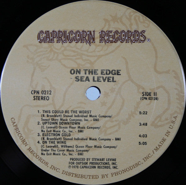 Sea Level - On The Edge - LP