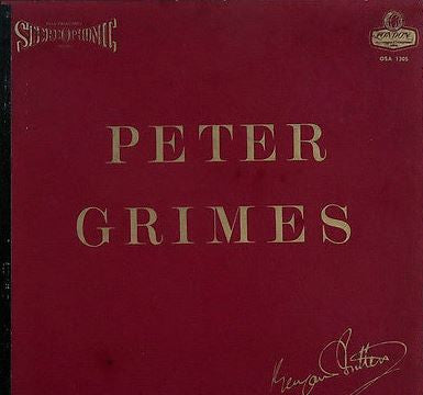 Benjamin Britten - Peter Grimes - LP