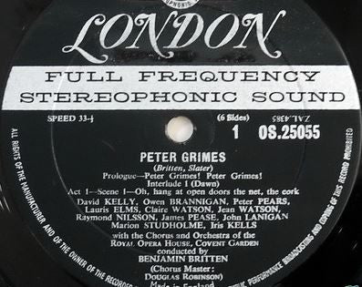 Benjamin Britten - Peter Grimes - LP