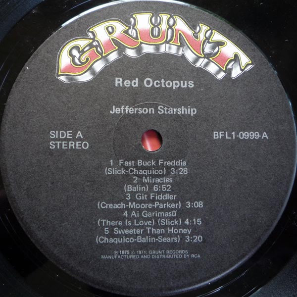 Jefferson Starship - Red Octopus - LP
