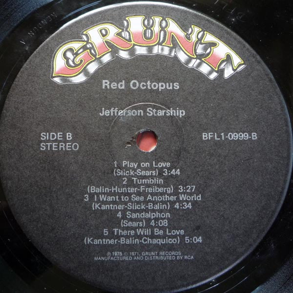 Jefferson Starship - Red Octopus - LP