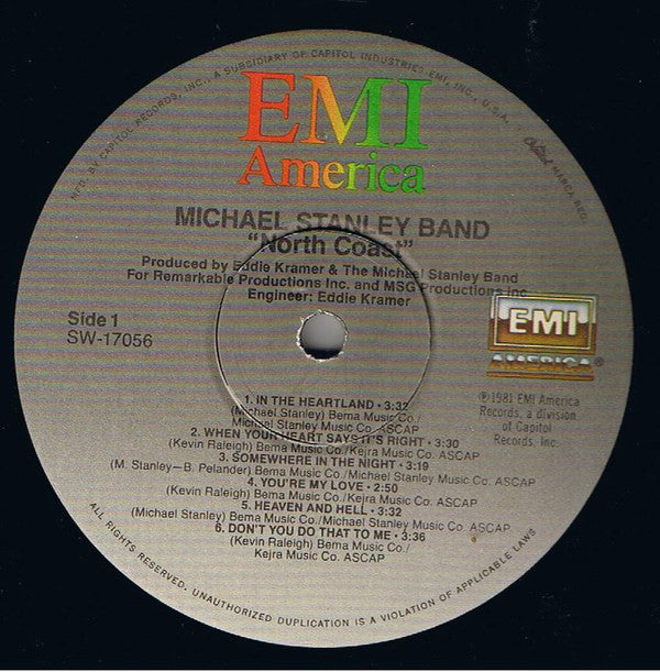 Michael Stanley Band - North Coast - LP