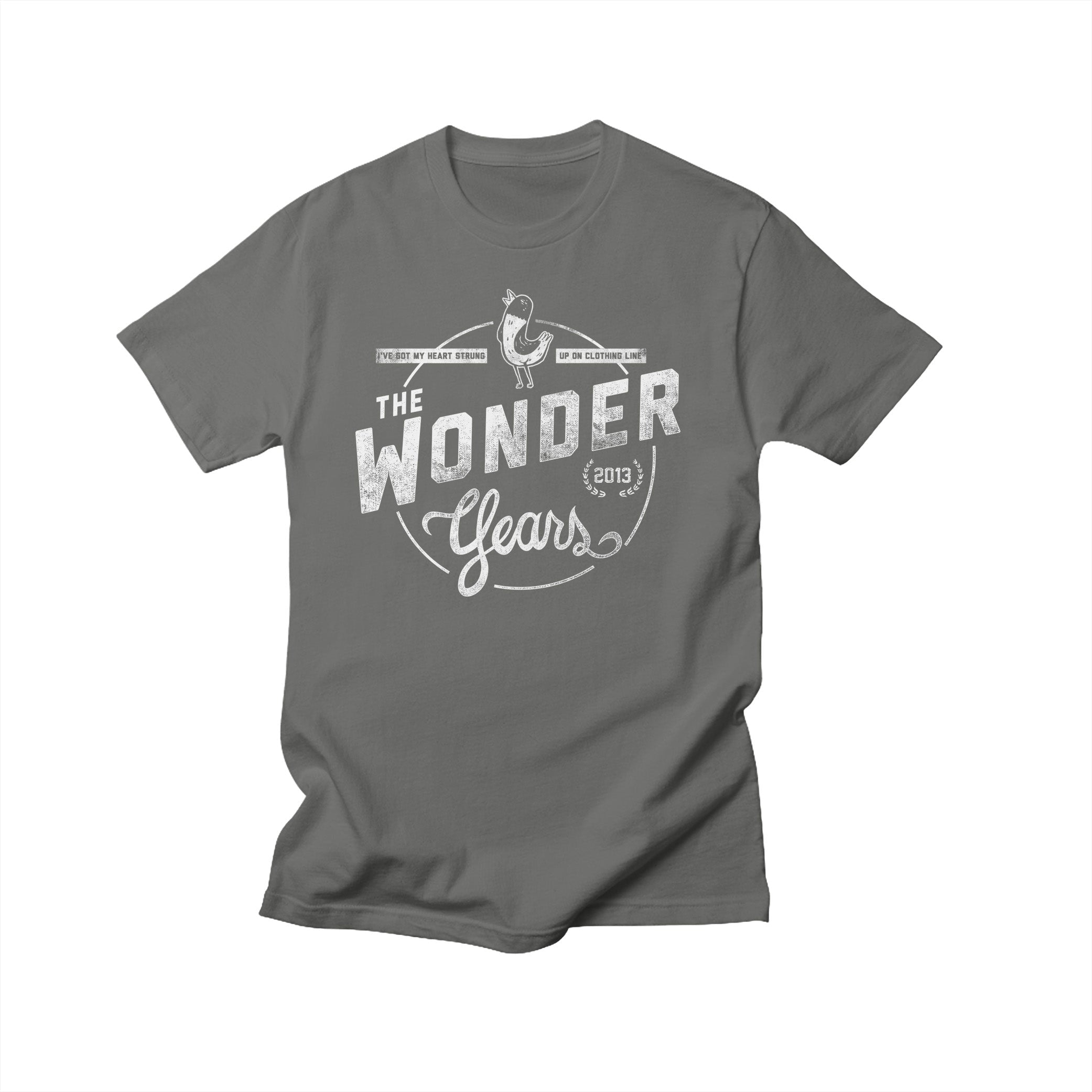 The Wonder Years 'Hearts On A Clothing Line' Pepper T-Shirt