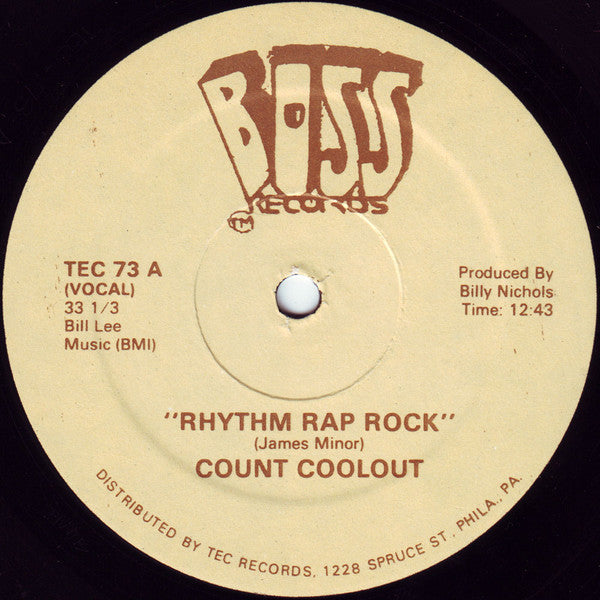 Count Coolout - Rhythm Rap Rock - LP